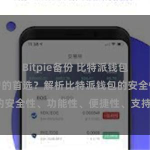 Bitpie备份 比特派钱包为何是专业用户的首选？解析比特派钱包的安全性、功能性、便捷性、支持性等优势。