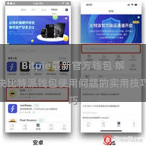 Bitpie最新官方钱包 解决比特派钱包使用问题的实用技巧