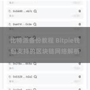 比特派备份教程 Bitpie钱包支持的区块链网络解析