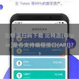 比特派扫码下载 比特派(Bitpie)是否支持编程接口(API)？