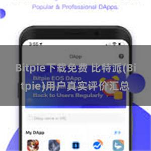 Bitpie下载免费 比特派(Bitpie)用户真实评价汇总