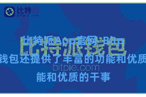 比特派App官网 Bitpie海外钱包还提供了丰富的功能和优质的干事
